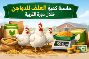 أداة حساب العلف  المستهلك فى الدورة 