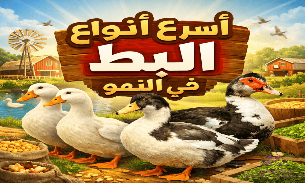 أسرع أنواع البط في النمو