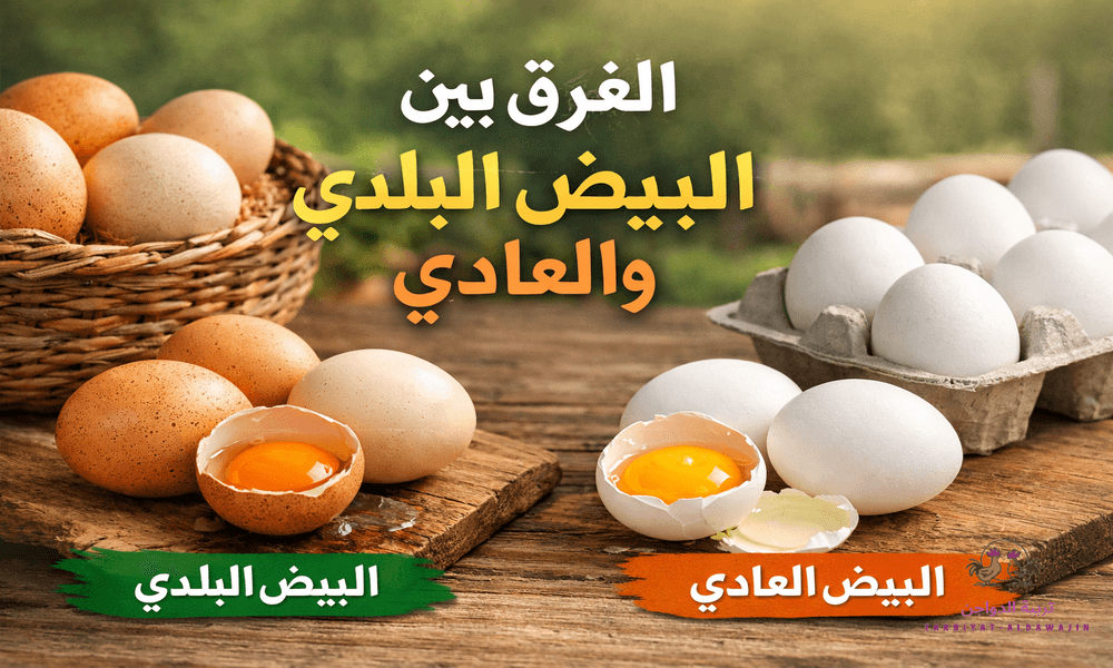 الفرق بين البيض البلدي والعادي