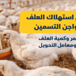 جدول استهلاك العلف للدواجن التسمين