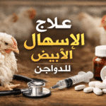 علاج الإسهال الأبيض للدواجن باستخدام الأدوية البشرية بطريقة بسيطة وفعالة.