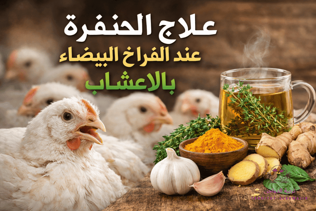 علاج الخنفرة عند الفراخ البيضاء بالأعشاب خطوة بخطوة وفق أسس علمية