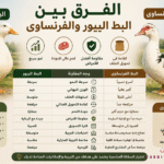 ما هو الفرق بين البط البيور والفرنساوى واهم مميزاتهم